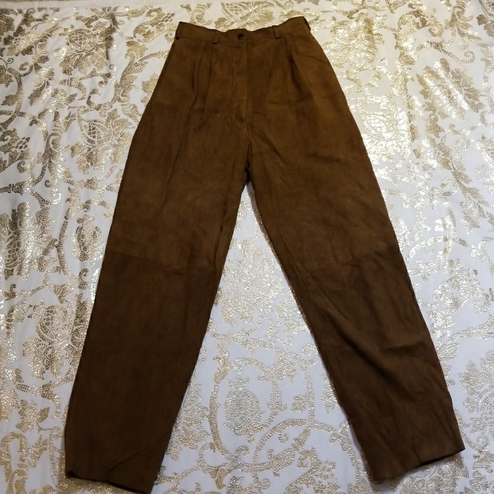 ARTISAN WEAR SUEDE TROUSERS CIRCA LATE 80'S